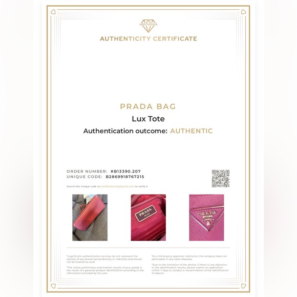 PRADA SAFFIANO LUX TOTE Handbag - Picture 15 of 15